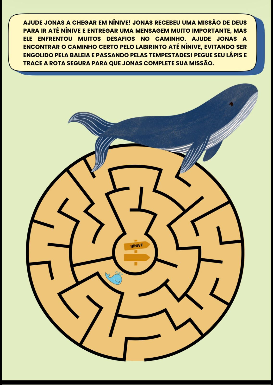 📚 Atividade — Labirinto Jonas